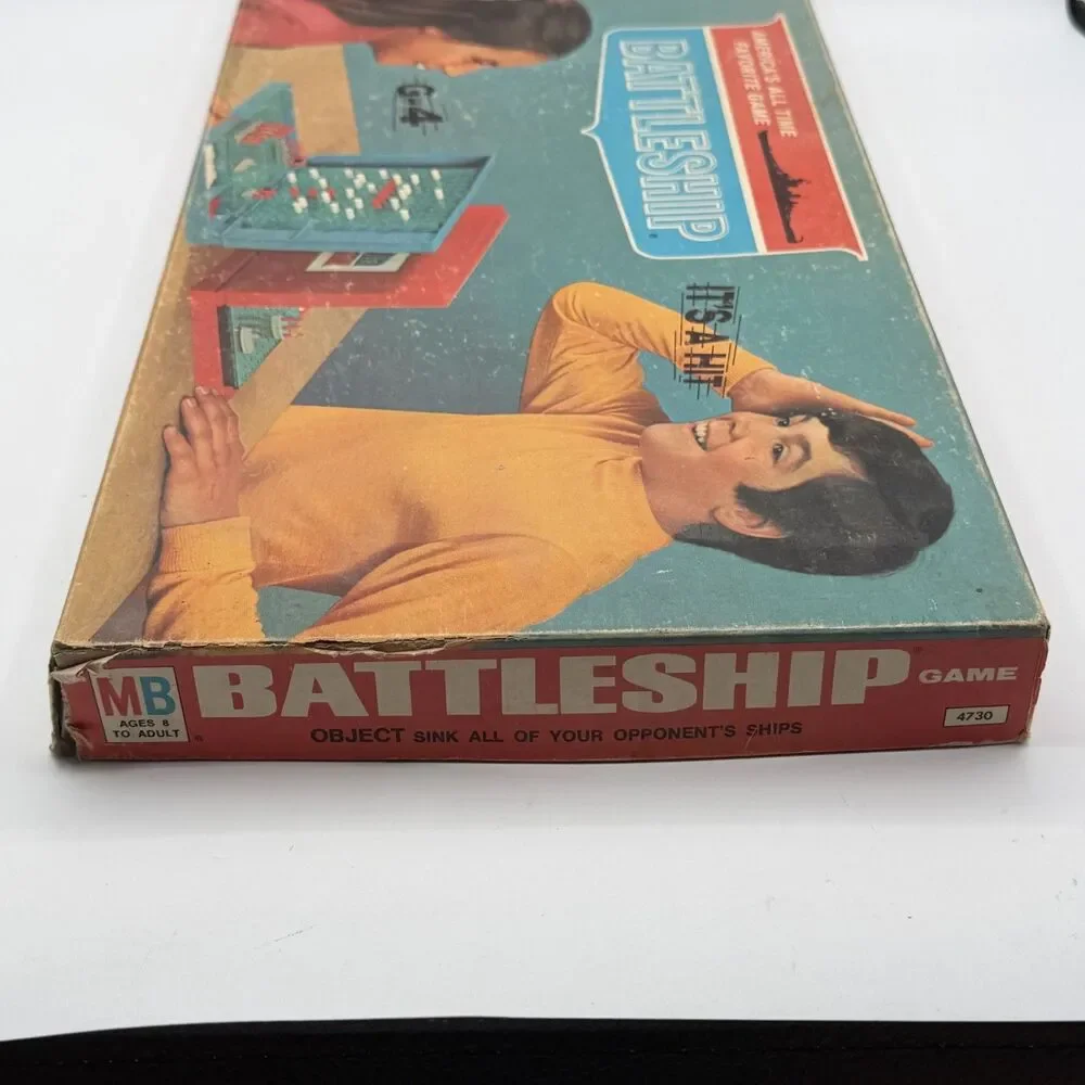 Milton Bradley Vintage 1967 Battleship Board Game MPN 4730 2 Players 17+